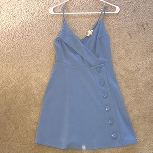 Blue Button Sundress